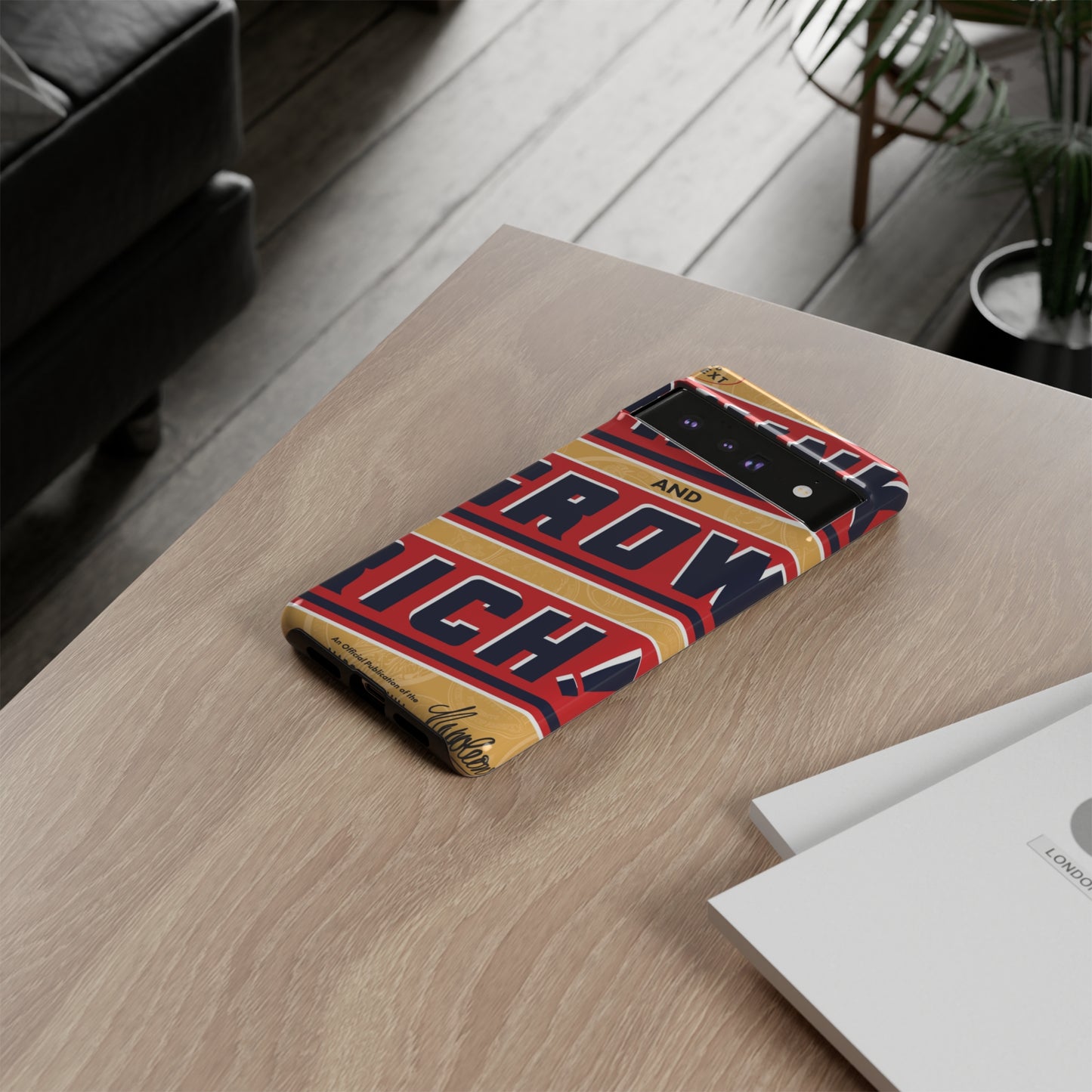Modern "Think and Grow Rich" phone case