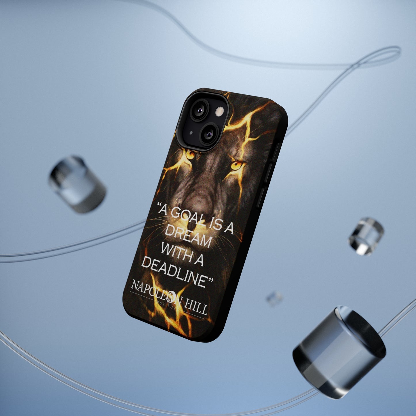 "A goal is a dream with a deadline" phone case