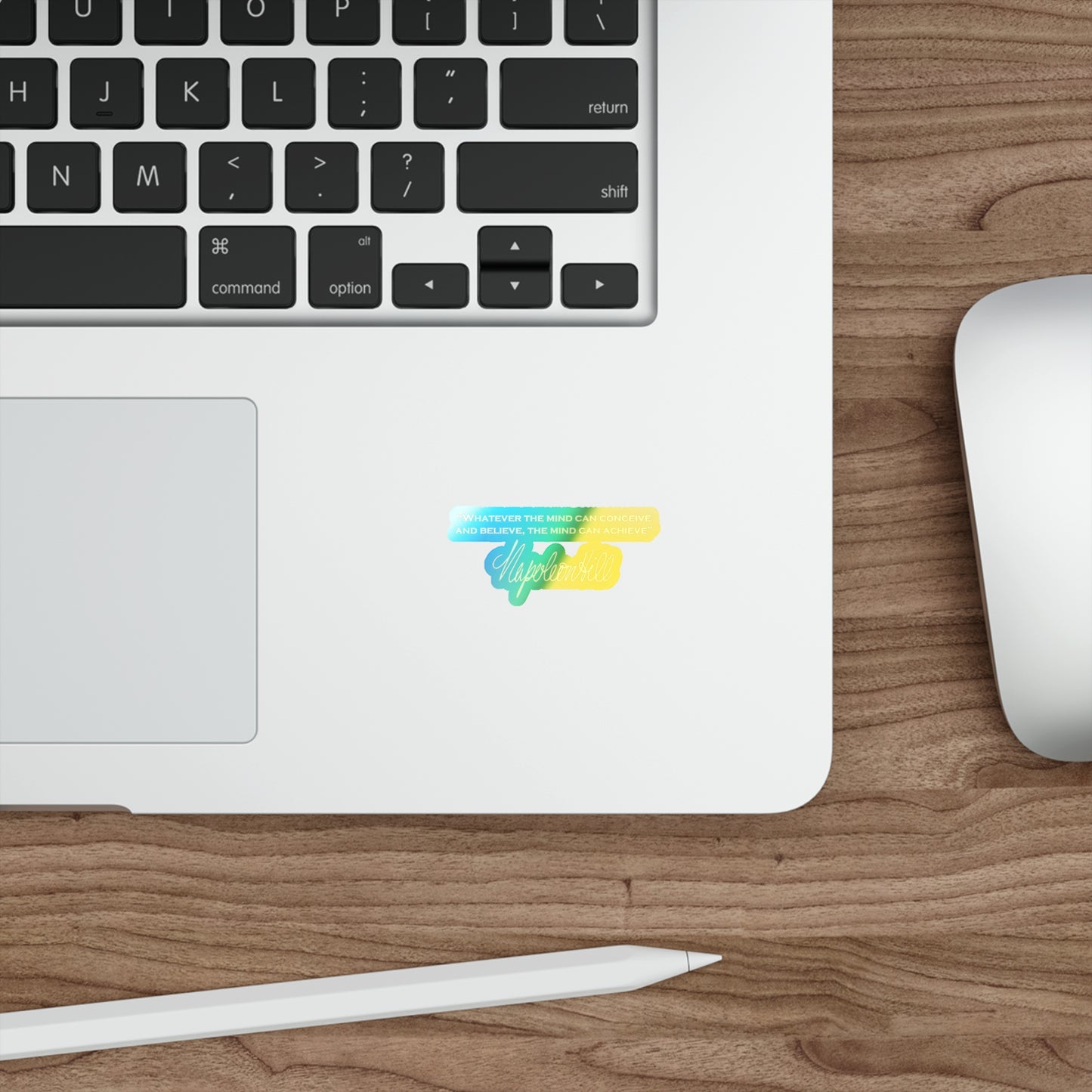 Holographic Die-cut Stickers of Napoleon Hill
