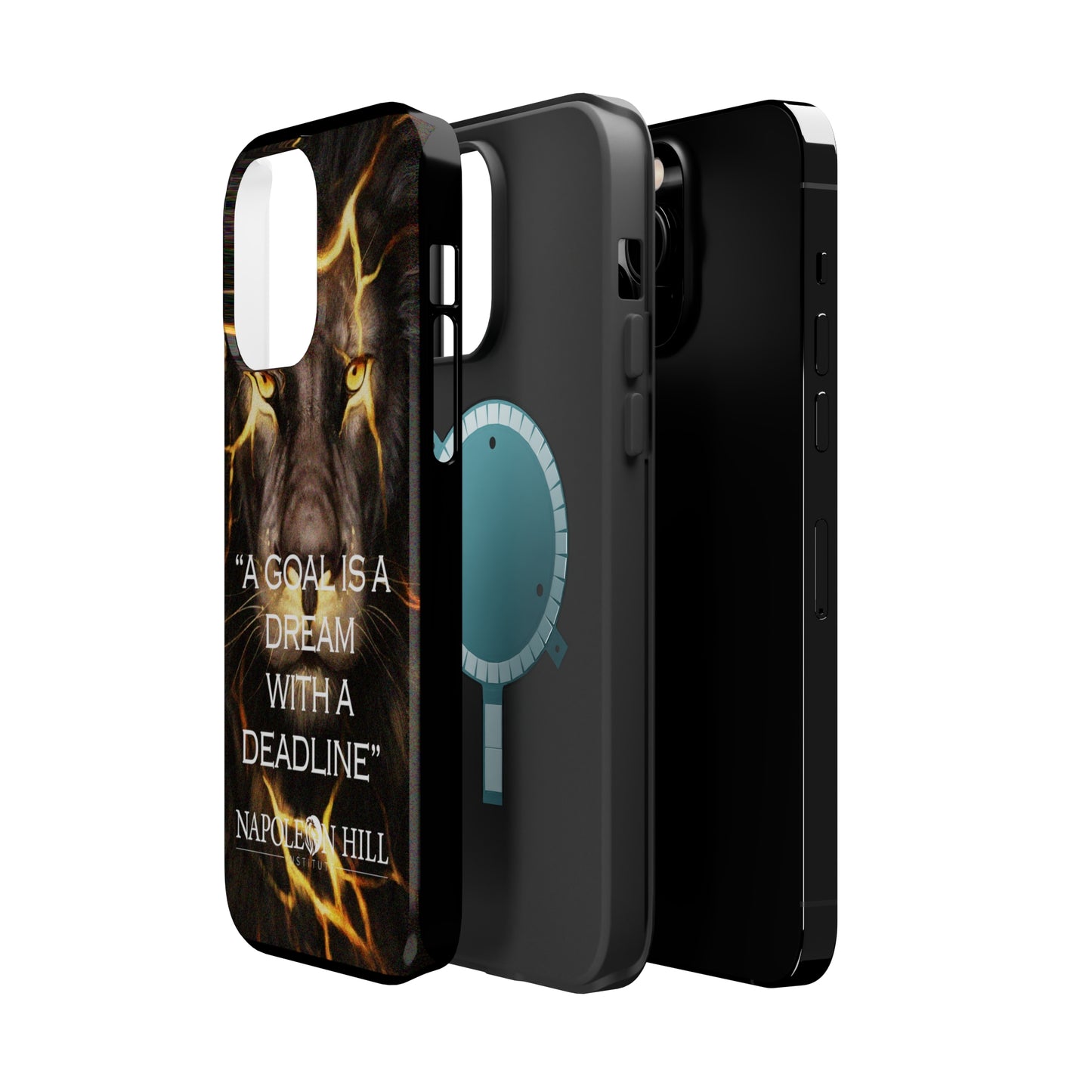 "A goal is a dream with a deadline" phone case