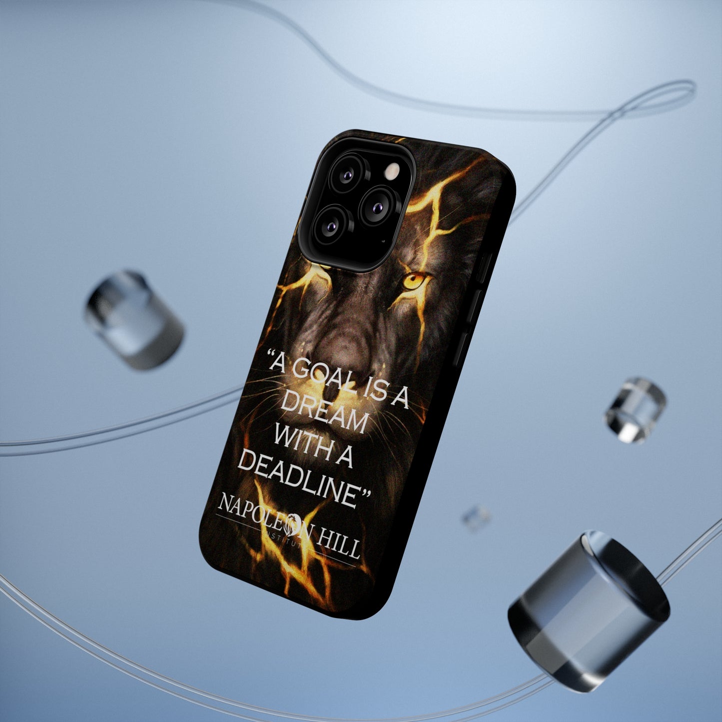 "A goal is a dream with a deadline" phone case
