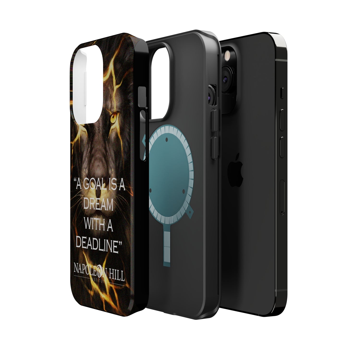 "A goal is a dream with a deadline" phone case