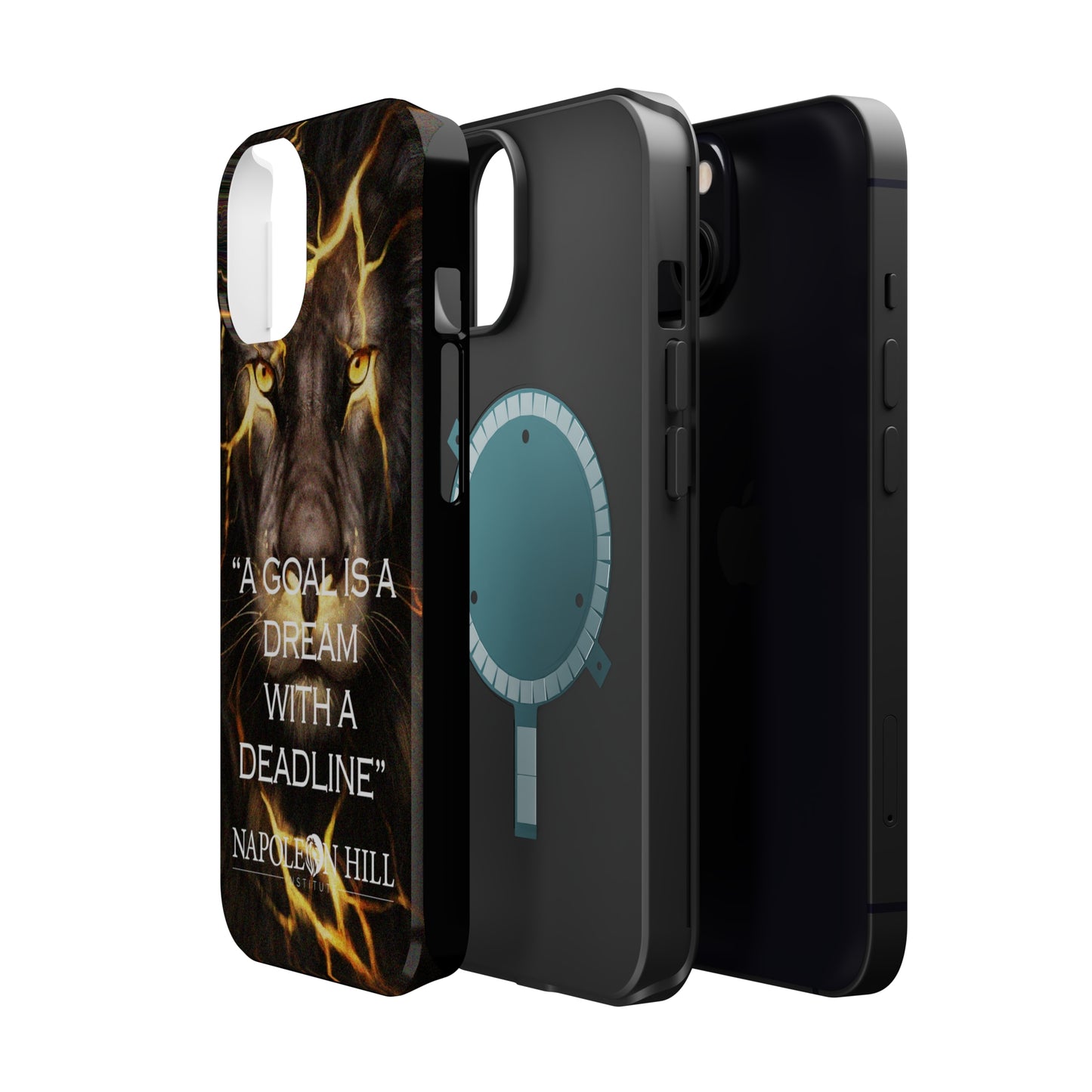 "A goal is a dream with a deadline" phone case