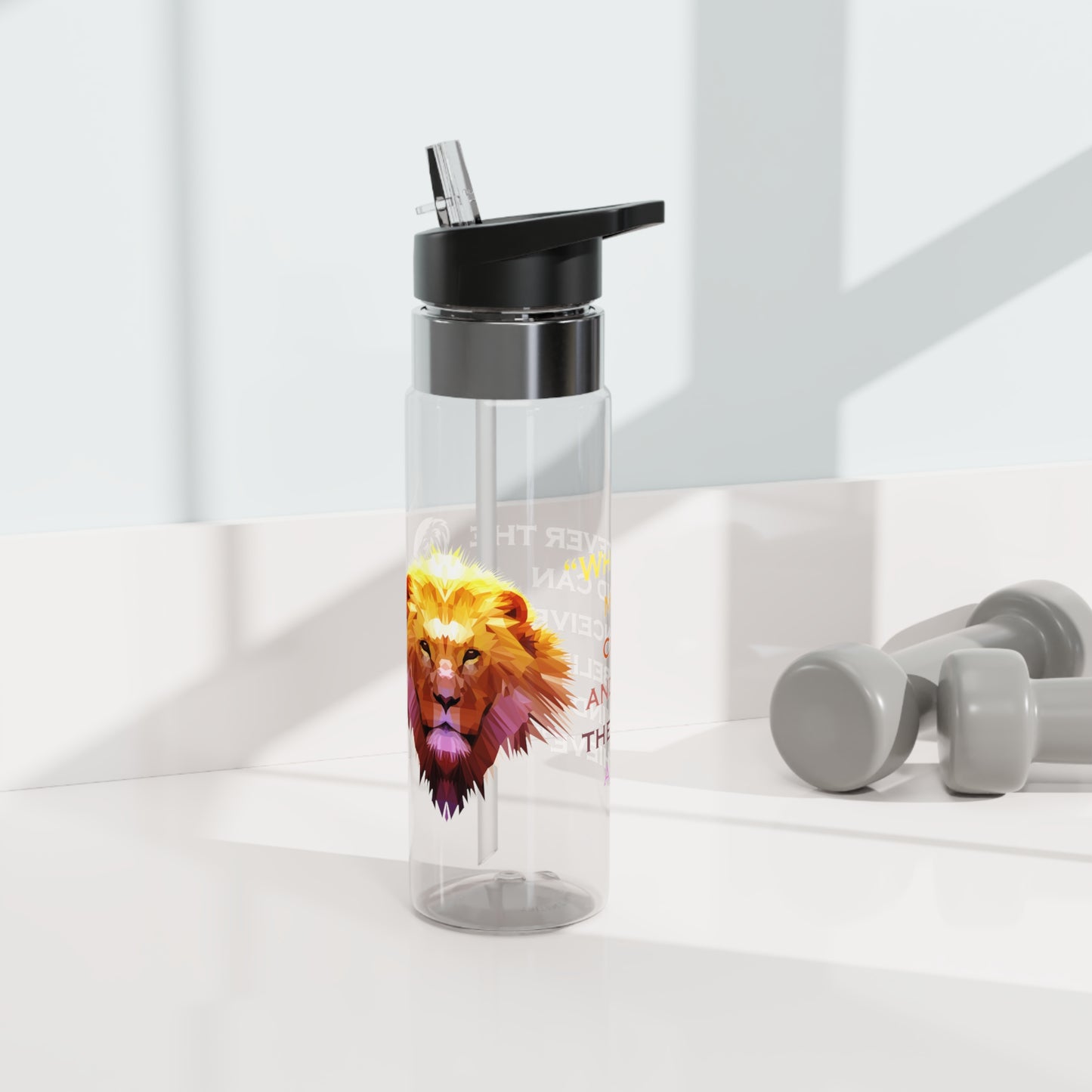 Colourful Napoleon Hill Institute Bottle