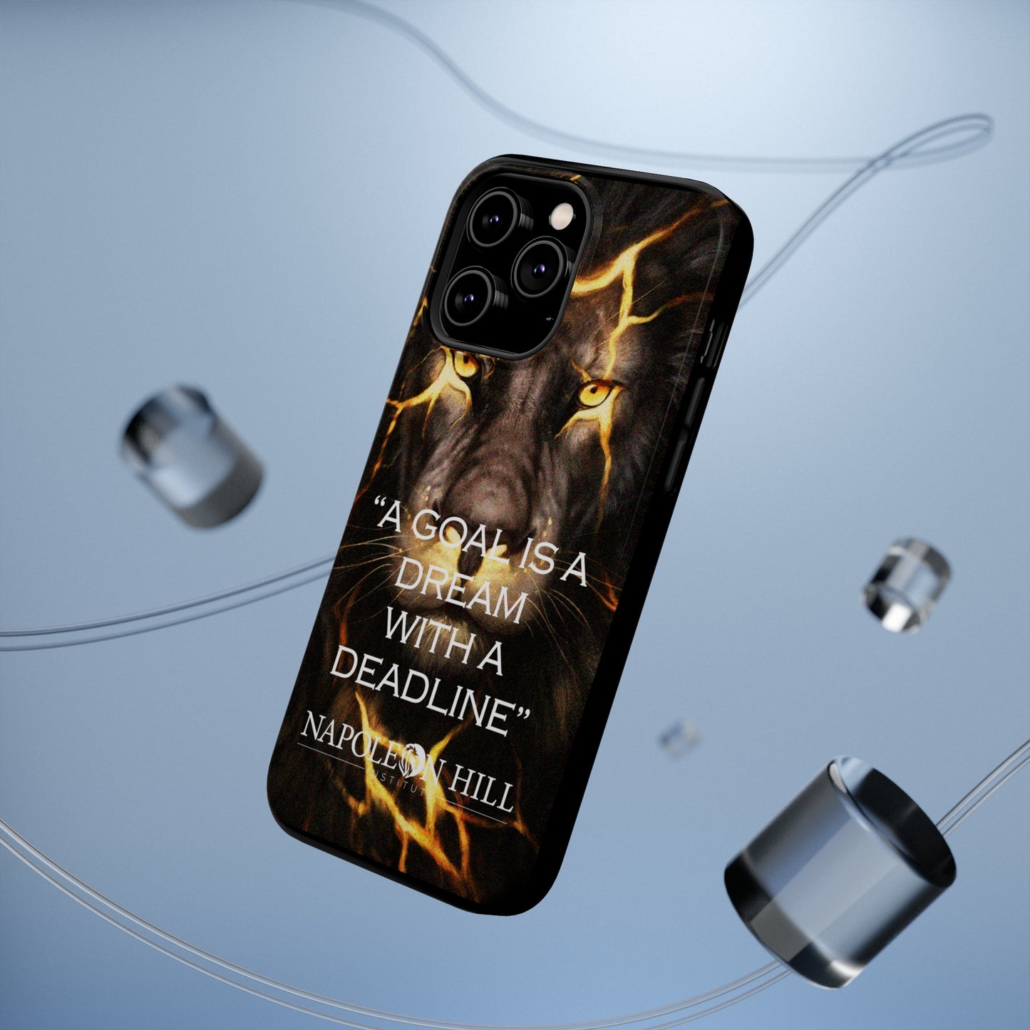 "A goal is a dream with a deadline" phone case