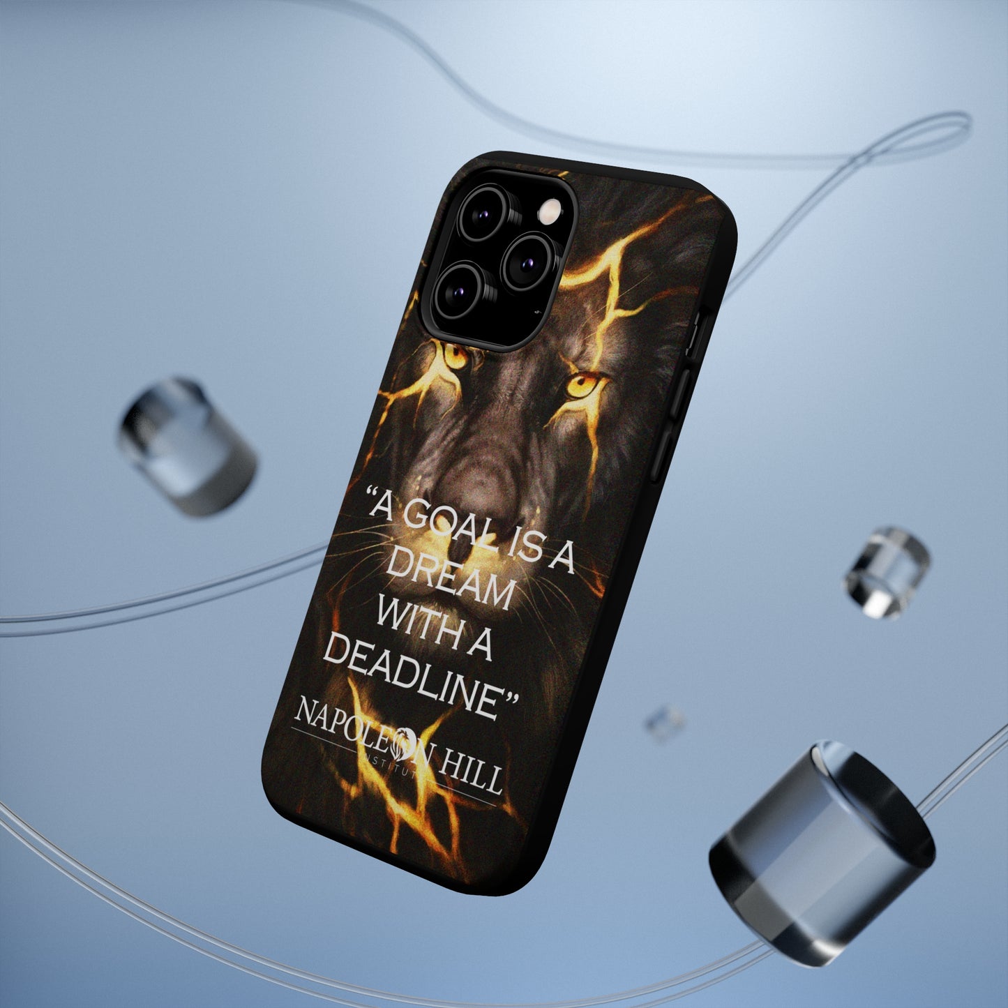 "A goal is a dream with a deadline" phone case