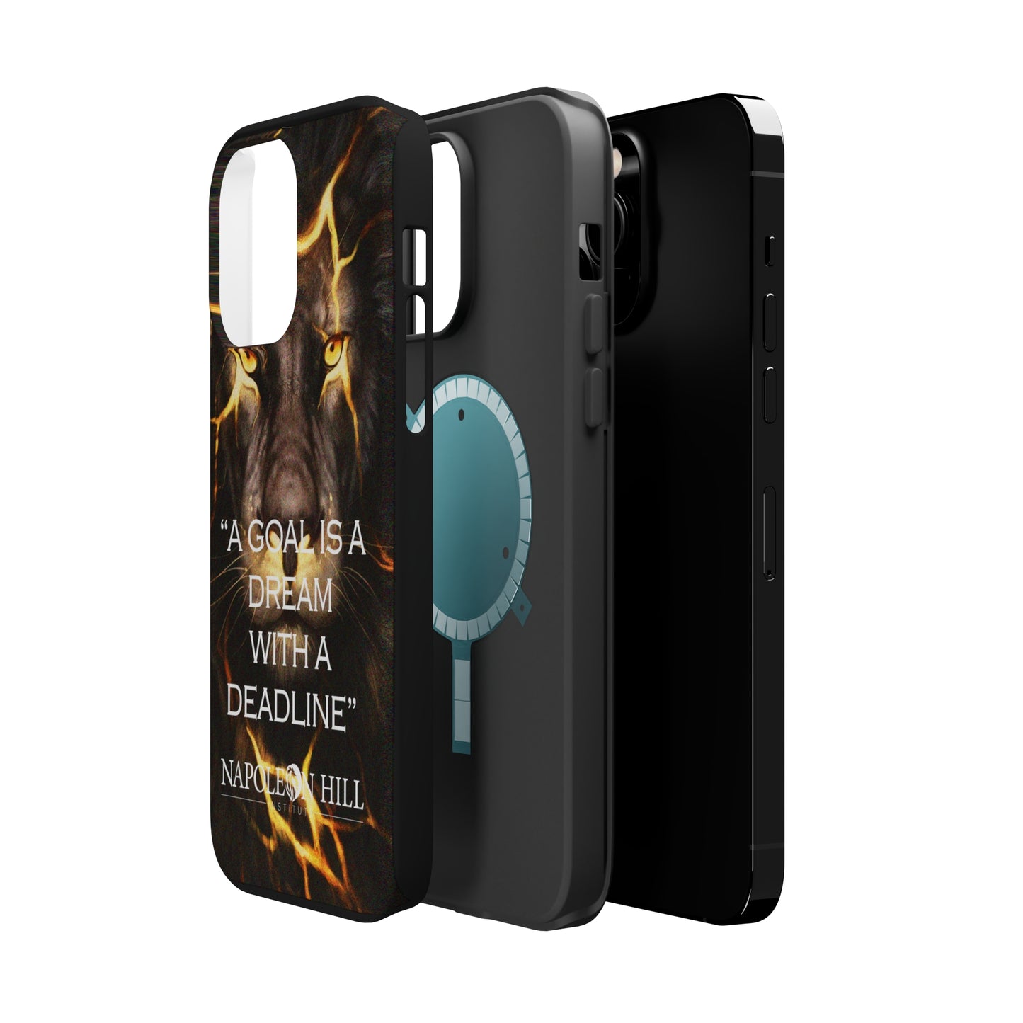 "A goal is a dream with a deadline" phone case