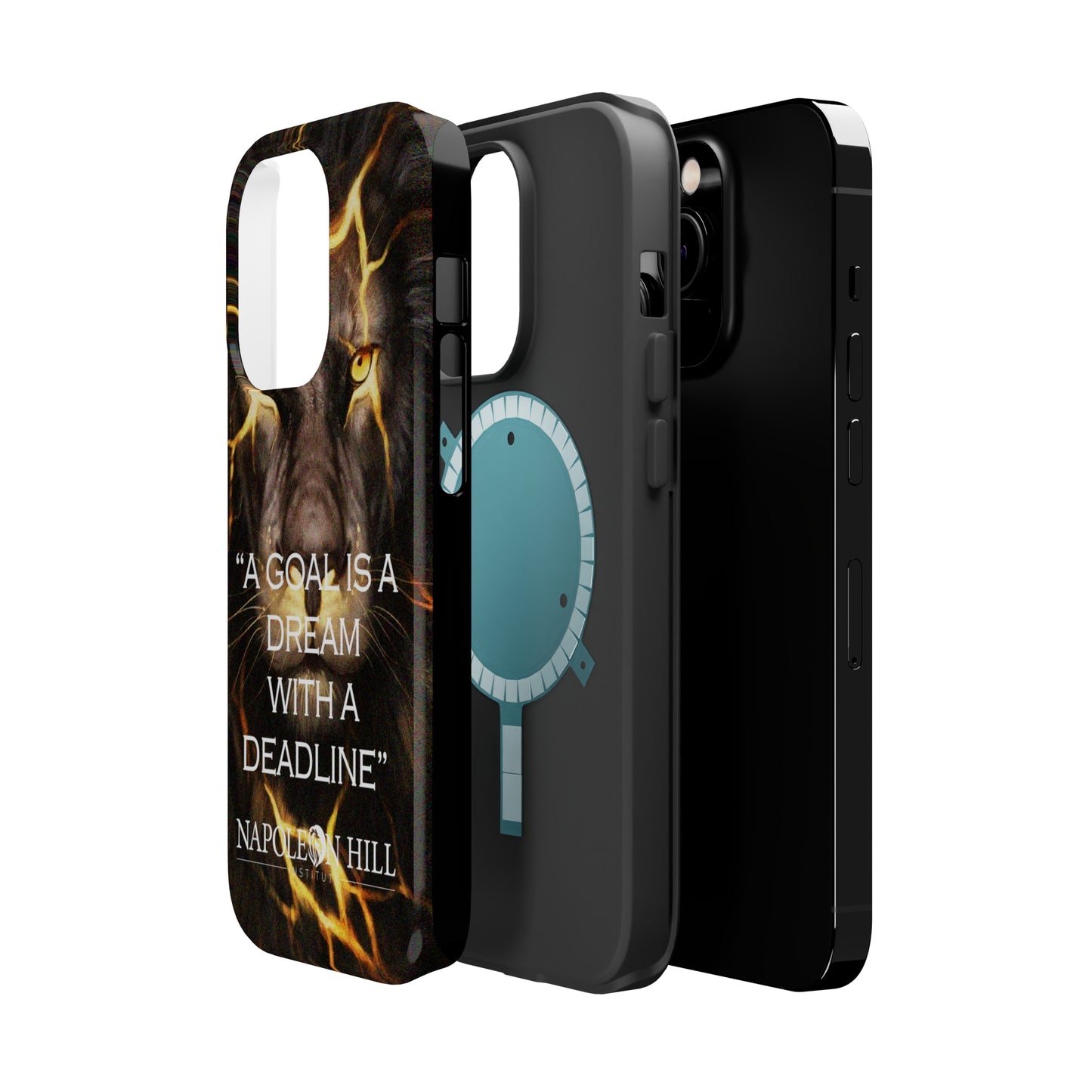 "A goal is a dream with a deadline" phone case