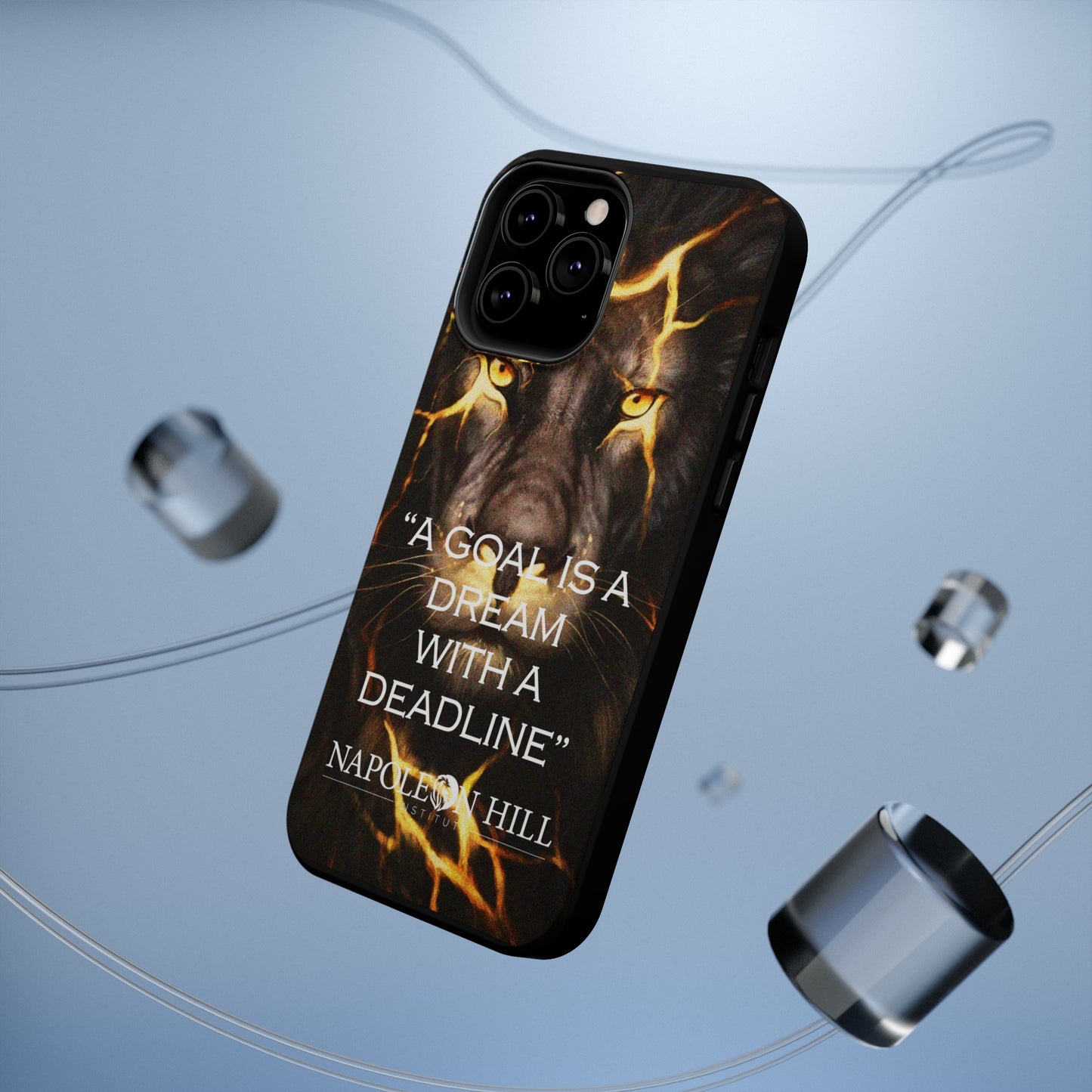 "A goal is a dream with a deadline" phone case