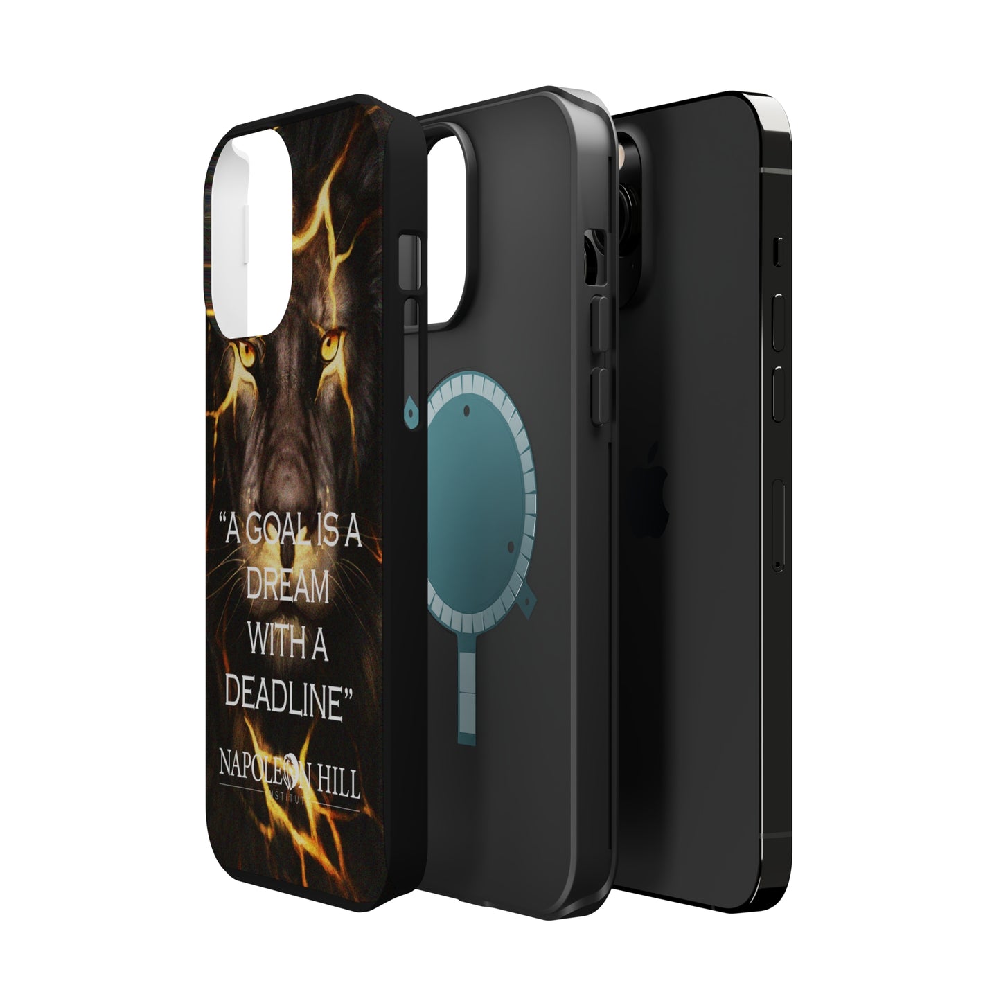 "A goal is a dream with a deadline" phone case